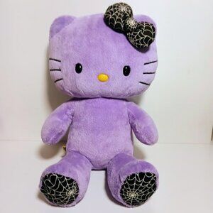 Custom Bulild A Bear Hello Kitty with Spiderweb Accents